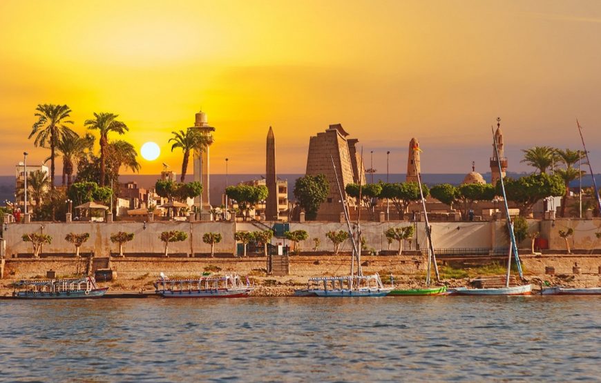 Hurghada: Luxor Dendera Temple Tour by Bus, Nile River Felucca Ride