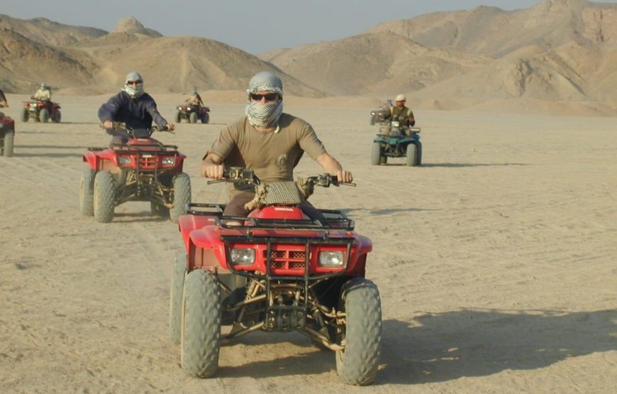 Hurghada: Family Safari, Quad, Camel Ride and Bedouin Village