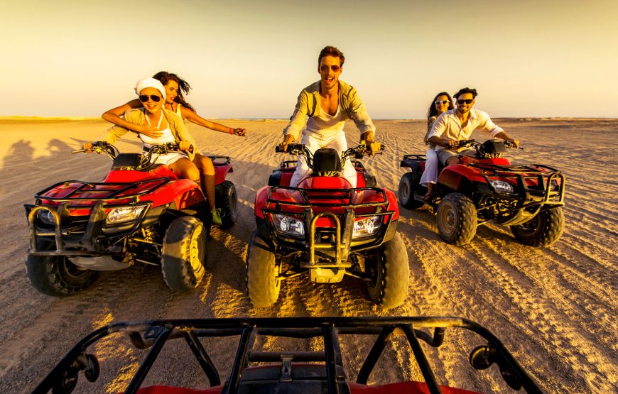 Hurghada: Super Safari Quad, Jeep, Camel, Buggy and BBQ Dinner