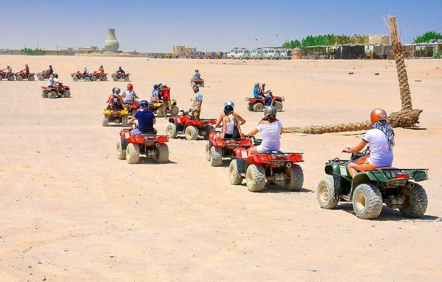 Hurghada: Super Safari Quad, Jeep, Camel, Buggy and BBQ Dinner