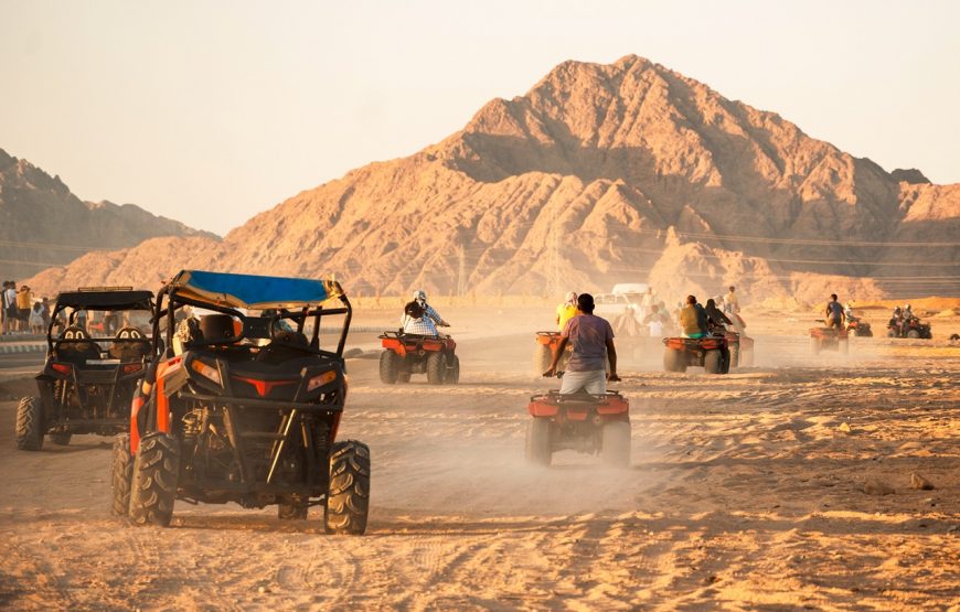 Hurghada: Super Safari Quad, Jeep, Camel, Buggy and BBQ Dinner