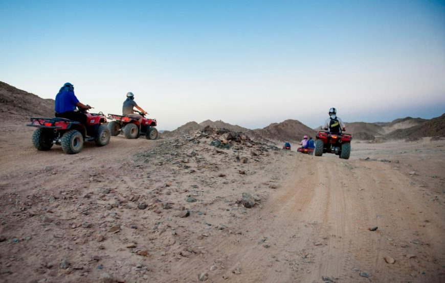 Hurghada: Moto Safari 3 hours with dinner and show