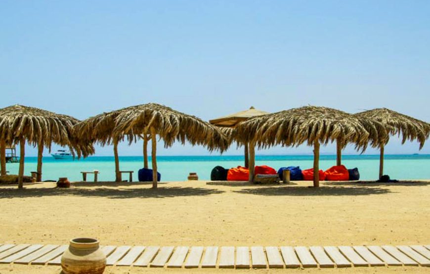 Hurghada: Orange Bay Island Trip with Diving, Snorkeling