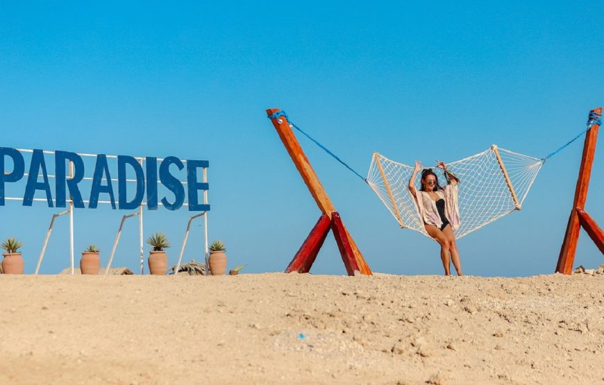 Hurghada: Paradise Island VIP Trip Snorkeling and Lunch