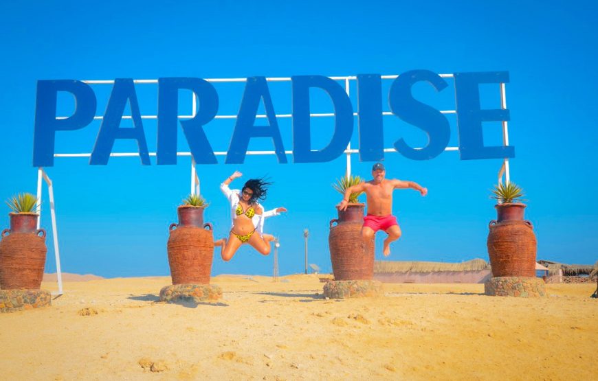 Hurghada: Paradise Island VIP Trip Snorkeling and Lunch